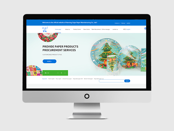 南寧彩帕紙品制造有限公司外貿(mào)網(wǎng)站建設(shè)